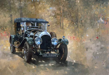 3 litran Bentley Cottesbrookessa (öljy kankaalle)
