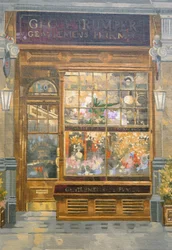 Geo F. Trumper, Jermyn Street, Lontoo (öljy kankaalle)