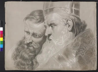 "Pyhä Ambrosius ja keisari Theodosius", Peter Paul Rubens