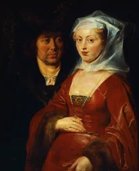 Ansegisus ja St. Bega, kirjoittanut Peter Paul Rubens (1577-1640)