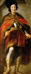 Ferdinand III Habsburg, roomalaisten keisari - Keisari Ferdinand III:n (1608-1657) muotokuva - Pieter Paul Rubens (1577-1640). öljy kankaalle