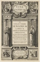 Etukappale Heribert Rosweyden "Isien elämä" -kappaleeseen, kaiverrus Theodor Galle