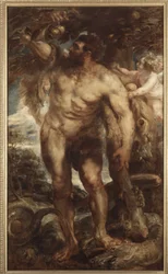 Hercules in the Garden of the Hesperides, n. 1638 (öljy kankaalle)