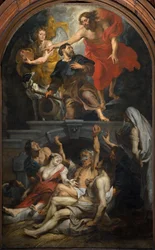 Seurakuntakirkko (Saint Martin Parish Church). maalaus. Peter Paul Rubens.