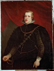 Filip IV Espanjan (öljy kankaalle)