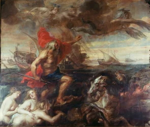 Quos ego! – Neptun, die Wogen be– schwichtigend