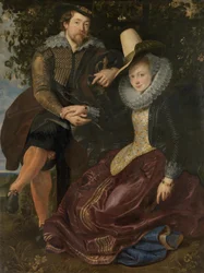 Rubens ja Isabella Brant kuusamaköynnösmajassa