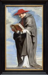Saint Bonaventure (öljy kankaalle)