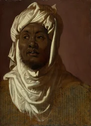 Study for Balthazar, n. 1609-1111 (öljy paperille asetettu paneeliin)