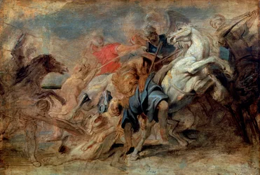 Leijonanmetsästys, c1621.