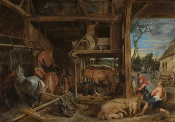Tuhlaajapoika, noin 1618 (öljy kankaalle).