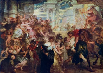 Sabiininaisten raiskaus, c1635-1640, 1912.