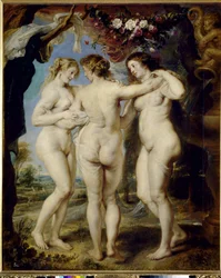 The Three Graces - öljy kankaalle