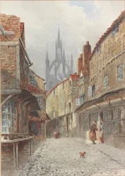 Castle Garth, Newcastle (akvarelli paperille)