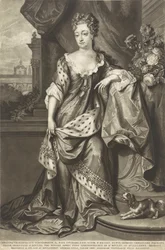 Württembergin Christine Charlotte 1645-1699, Itä-Frisian prinsessa, noin 1699.