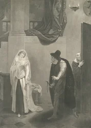 Shylockin talo-Shylock, Jessica ja Launcelot Shakespeare..., julkaistu ensimmäisen kerran 1795, julkaistu uudelleen 1852.