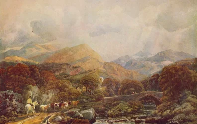 Vuoristoinen maisema, 1800-luku