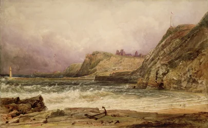 Whitby (lyijykynä ja akvarelli)