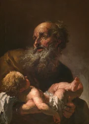 Simeon lapsen Jeesuksen kanssa