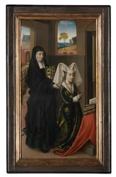 Isabella Portugalilainen ja St. Elizabeth, n. 1457-1460 (öljy kankaalle)