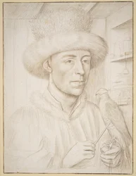 Falconer, n. 1445-1450 (hopeakärki ruskealla musteella paperilla)