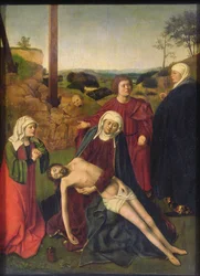 The Lamentation (öljy paneelille)