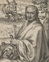 Luke, teoksesta Neljä evankelistaa, 1610-20.
