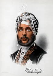 Duleep Singh, sikhien hallitsija, 1890.