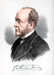 Gathorne Hardy, Cranbrookin ensimmäinen jaarli, brittiläinen konservatiivipoliitikko, v. 1890.
