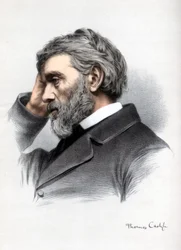 Thomas Carlyle, skotlantilainen esseisti, satiiri ja historioitsija, 1890.