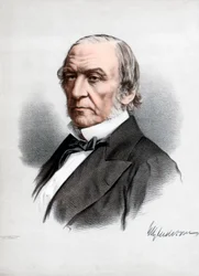 William Ewart Gladstone, Britannian liberaalipuolueen valtiomies ja pääministeri, 1890.