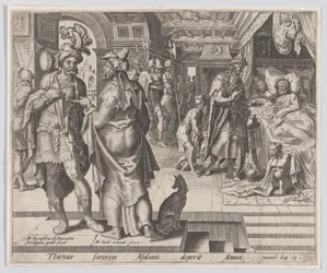 Jonadab Neuvonta Amnon, Tarina Tamarin ja Amnonista, levy 1, 1559.,