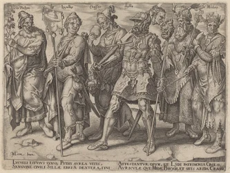 Pythius, Lucullus, Crassus, Sylla, Croesus, Midas (kuuluisia esimerkkejä rikkaudesta antiikista)