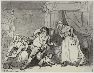 Thomas Rowlandson, humalainen aviomies