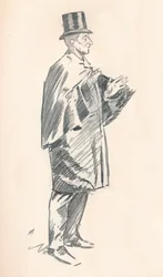 Lyijykynäluonnos, Phil May, 1800-luku 1903-1904