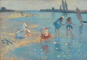 Walberswick, lapset melovat, 1891