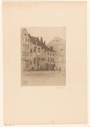 Vanhoja taloja Place Verte -kadulla, Verviersissä Vieilles maisons, Place Verte (Verviers) (alkuperäinen nimi)