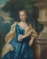 Justina Johanna Ramskrammer (1702-98), Isaac Parkerin vaimo