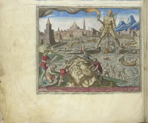 Rodoksen kolossi sarjasta Maailman kahdeksas ihme, 1572