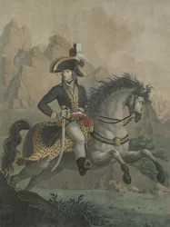 Bonaparte (1769-1821) ensimmäinen konsuli, Andrea Appianin (1754-1817) maalauksesta, jonka on kaivertanut J.J.F. Tafsaert