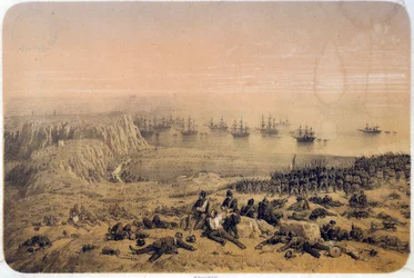 Krimin sota (1853-1856): Alman taistelu 09/20/1854. Kuvitus