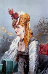 Philippe Jacques Linderin Coquette-litografia