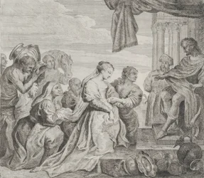 Salomo ja Saban kuningatar, 1784.