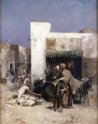 Arabit talon ulkopuolella