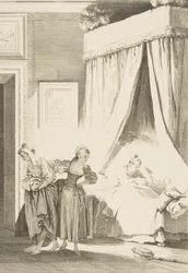 La Gageure des trois Commeres: La Servante, Tarinoita ja novelleja säkeissä ..., julkaistu vuonna 1795.