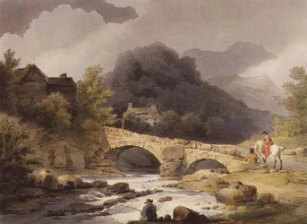 Brathayn silta, pubi. R. Bowyer elokuvassa "Englannin ja Walesin romanttiset ja maalaukselliset maisemat"