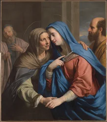 Vierailu, n. 1643 (öljy kankaalle)