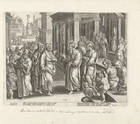 Paavali riitelee velho Elymasin kanssa Apostolien teot (sarjan nimi) Acta Apostolorum (sarjan nimi)