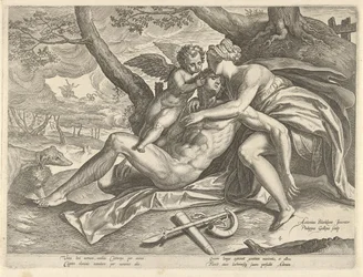 Venus suree Adonisin kuolemaa The Story of Adonis (sarjan nimi)