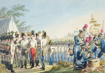 Uusi keisarillinen kuninkaallinen Itävallan kevytjalkaväki Napoleonin sotien jälkeen, n. 1820